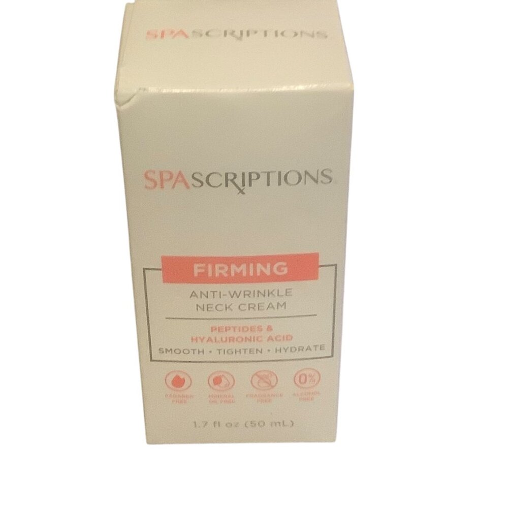 Spascriptions Anti-Wrinkle Neck Cream 1.7 Fl Oz‎ Peptides & Hyaluronic Acid